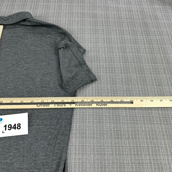 Lululemon Evolution Polo Shirt Mens XS‎ Grey Pullover Golf Casual Comfort - Picture 6 of 7